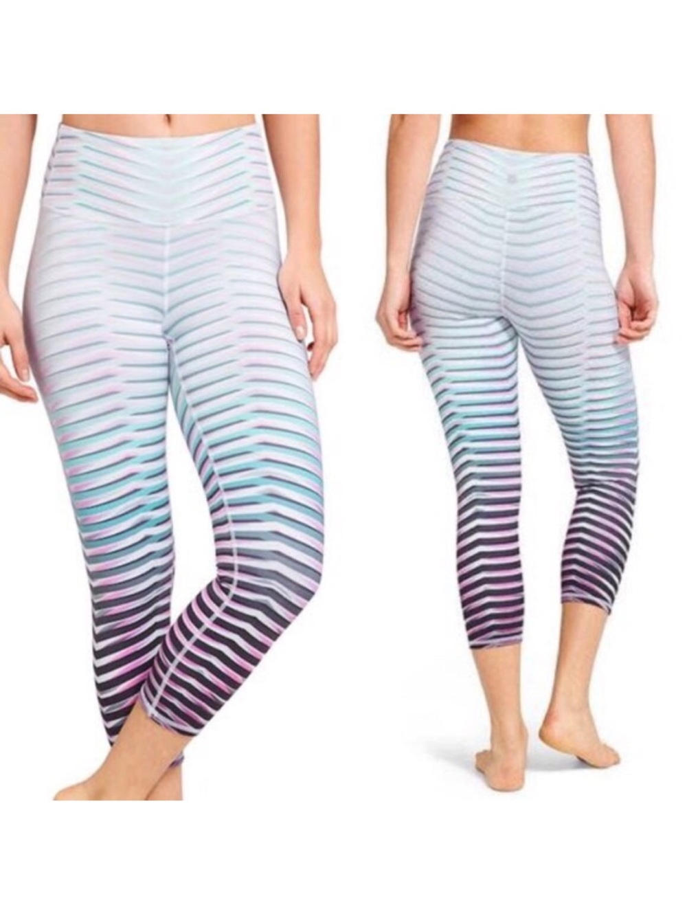 Athleta High Rise Prism Chaturanga Capri Legging